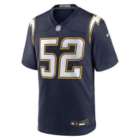 Los Angeles Chargers Khalil Mack Navy jersey – view 3