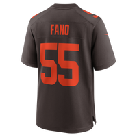 Cleveland Browns Spencer Fano Brown jersey – view 4