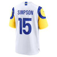 Los Angeles Rams Ty Simpson White jersey – view 4