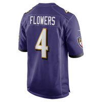Baltimore Ravens Zay Flowers Purple jersey – view 3