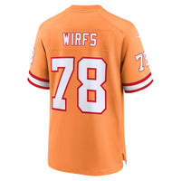 Tampa Bay Buccaneers Tristan Wirfs Orange jersey – view 4