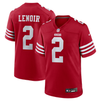 San Francisco 49ers Deommodore Lenoir Scarlet jersey – view 1