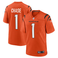 Cincinnati Bengals Ja'Marr Chase Orange jersey – view 1