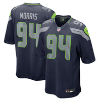 Seattle Seahawks Mike Morris Navy jersey – view 2
