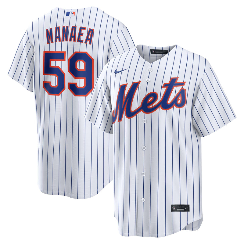New York Mets Sean Manaea White jersey – view 1