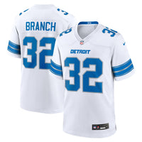 Detroit Lions Brian Branch White jersey – view 2