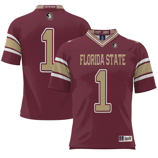 #1 Florida State Seminoles GameDay Greats Endzone Football Jersey - Garnet