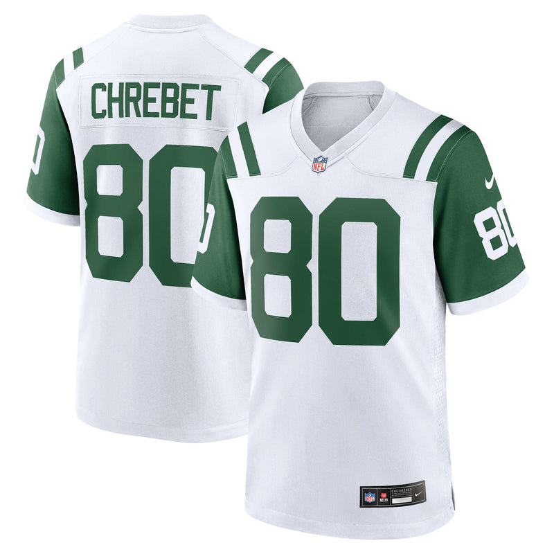 New York Jets Wayne Chrebet White jersey – view 1