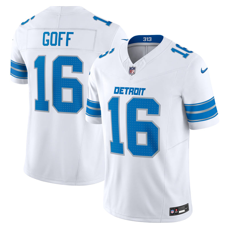 Detroit Lions Jared Goff White jersey – view 1