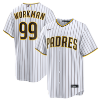 San Diego Padres Gage Workman White jersey – view 2