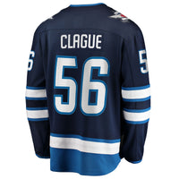 Winnipeg Jets Kale Clague Navy jersey – view 4