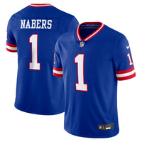 New York Giants Malik Nabers Royal jersey – view 1
