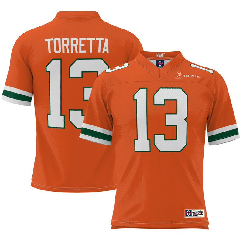 Miami Hurricanes Orange jersey – view 1