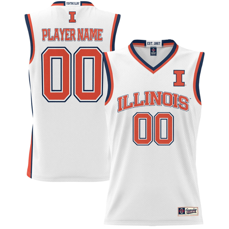 Illinois Fighting Illini GameDay Greats White jersey – view 1