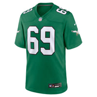 Philadelphia Eagles Landon Dickerson Kelly Green jersey – view 3