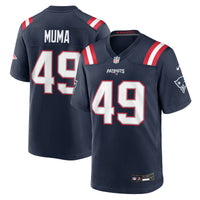New England Patriots Chad Muma Navy jersey – view 1