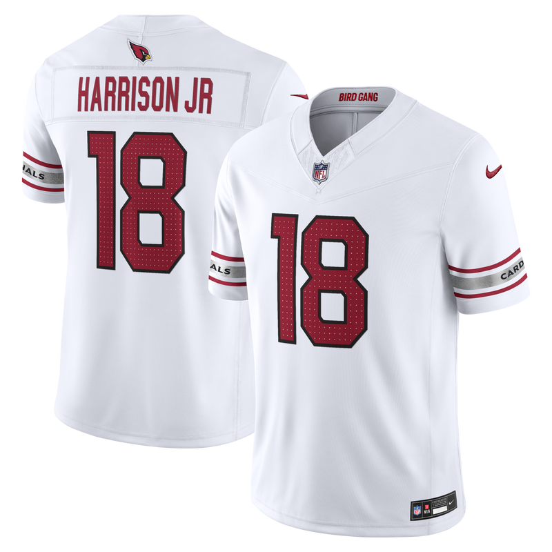 Arizona Cardinals Marvin Harrison Jr. White jersey – view 1