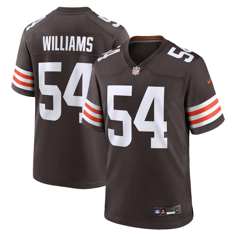 Cleveland Browns Sam Williams Brown jersey – view 1