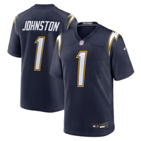 Los Angeles Chargers Quentin Johnston Navy jersey – view 2