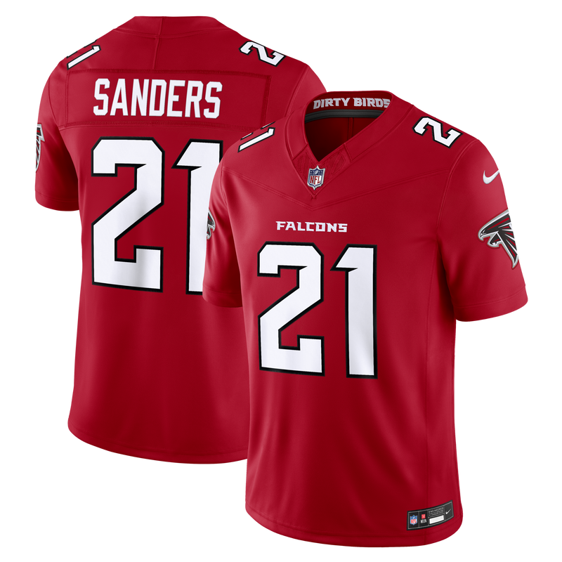 Atlanta Falcons Deion Sanders Red jersey – view 1
