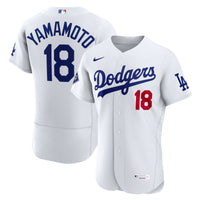 Los Angeles Dodgers Yoshinobu Yamamoto White jersey – view 1