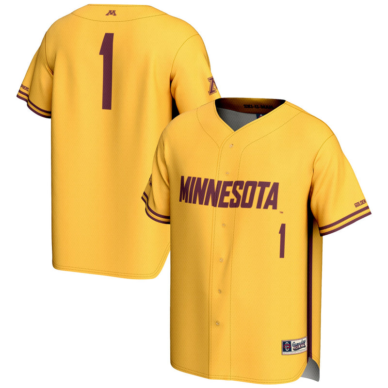 Minnesota Golden Gophers Gold jersey – view 1