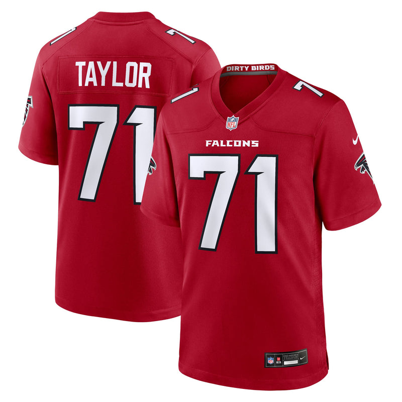 Atlanta Falcons Jawaan Taylor Red jersey – view 1