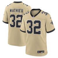 New Orleans Saints Tyrann Mathieu Gold jersey – view 1