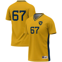 West Virginia Mountaineers Gold jersey – view 1