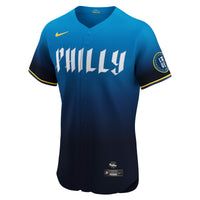 Philadelphia Phillies Trea Turner Navy jersey – view 3