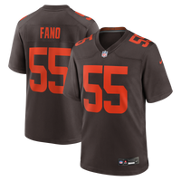Cleveland Browns Spencer Fano Brown jersey – view 2