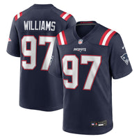 New England Patriots Milton Williams Navy jersey – view 2