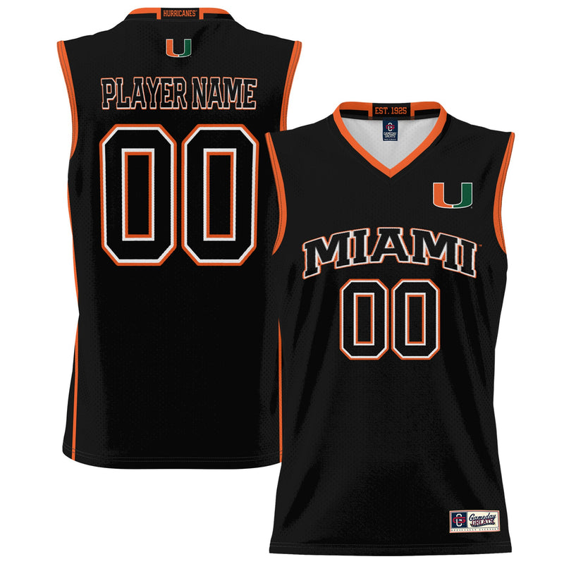 Miami Hurricanes GameDay Greats Black jersey – view 1