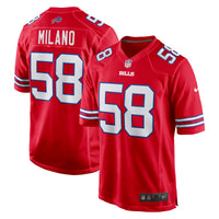 Buffalo Bills Matt Milano Red jersey – view 1