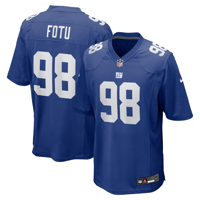 New York Giants Leki Fotu Royal jersey – view 1