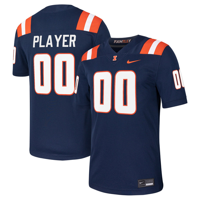 Illinois Fighting Illini Navy jersey – view 1