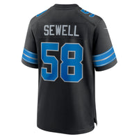 Detroit Lions Penei Sewell Black jersey – view 4