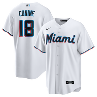 Miami Marlins Griffin Conine White jersey – view 1