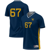 West Virginia Mountaineers Navy jersey – view 2