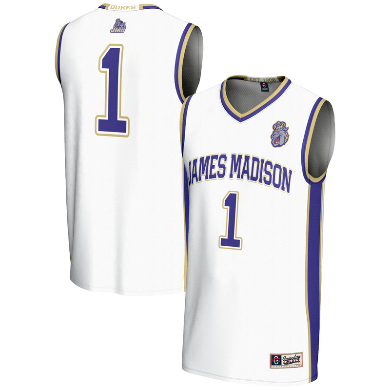 James Madison Dukes White jersey – view 1