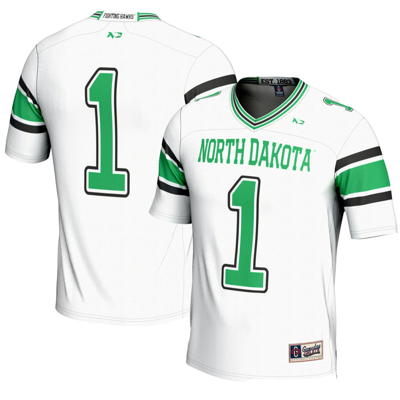North Dakota White jersey – view 1
