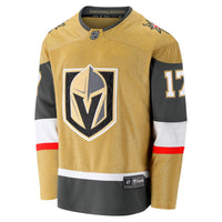 Vegas Golden Knights Ben Hutton Gold jersey – view 3