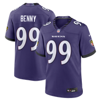 Baltimore Ravens Rayshaun Benny Purple jersey – view 2