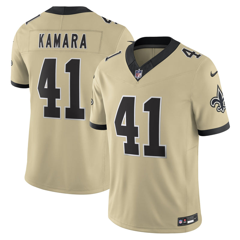 New Orleans Saints Alvin Kamara Gold jersey – view 1