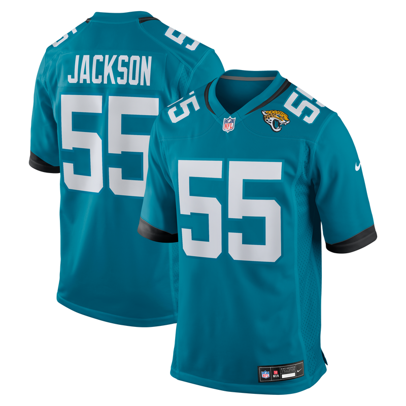 Jacksonville Jaguars Dequan Jackson Teal jersey – view 1