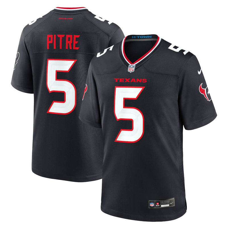 Houston Texans Jalen Pitre Navy jersey – view 1