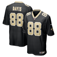 New Orleans Saints Shaquan Davis Black jersey – view 1