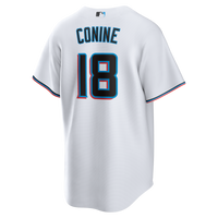 Miami Marlins Griffin Conine White jersey – view 4