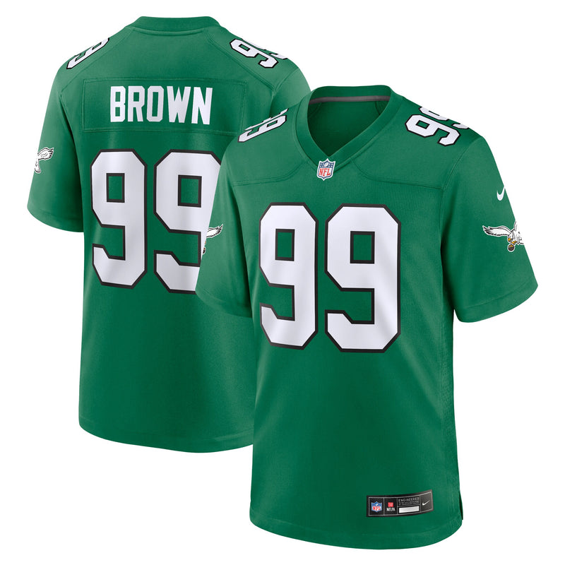 Philadelphia Eagles Jerome Brown Kelly Green jersey – view 1