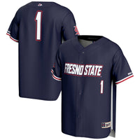 Fresno State Bulldogs Lightweight Navy jersey – view 2